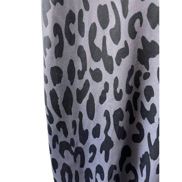 Carbon38 Ballerina Leopard High Rise 7/8 Leggings Size XS Charcoal Gray Athletic - Picture 10 of 11